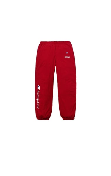 Image of SUPREME CHAMPION TRACK PANT DARK RED