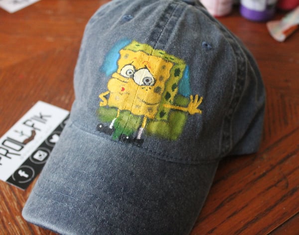 Image of Tired Spongebob Dad Hat