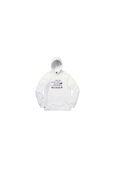 Image of SUPREME THE NORTH FACE METALLIC LOGO HOODED