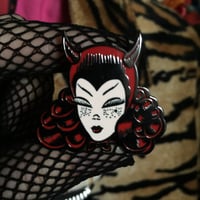 Image 1 of Devil Cake Enamel Pin 