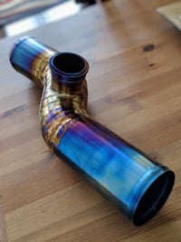 Image 1 of NSX Titanium Upper Charge Pipe