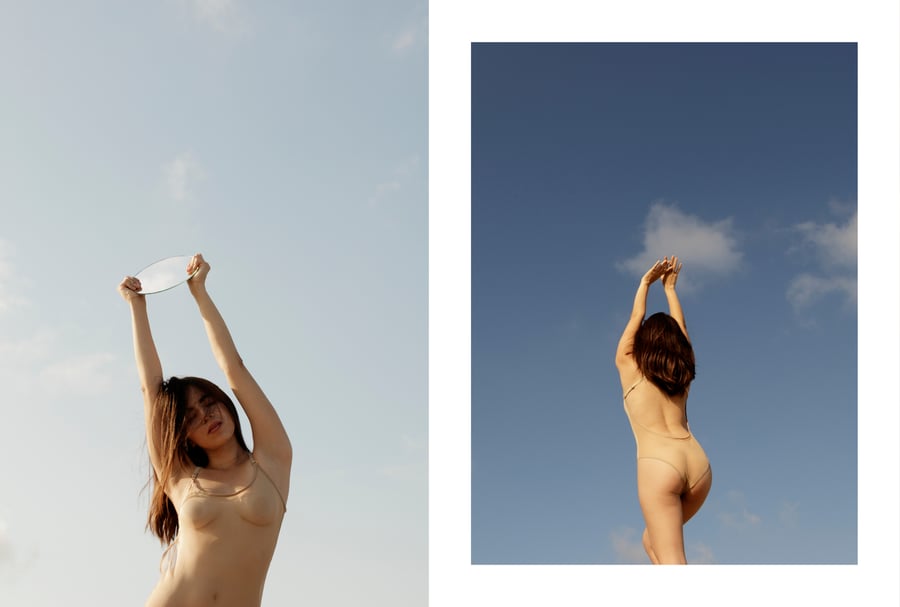 Image of Nude Basic Bodysuit