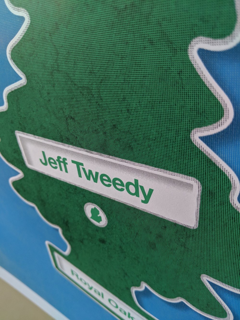 Jeff Tweedy, Royal Oak, Michigan Gig Poster