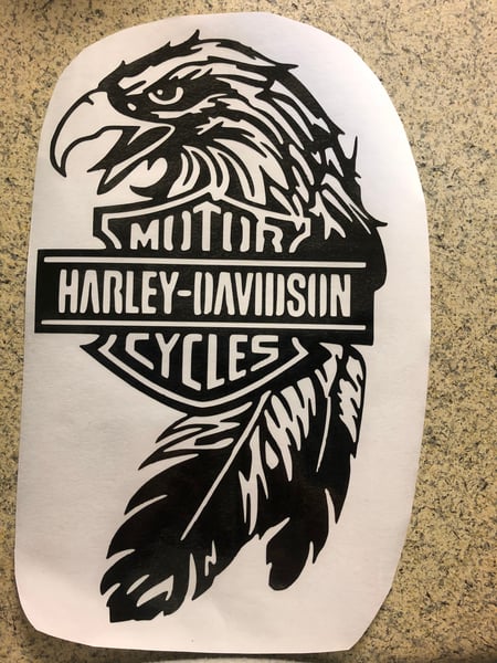 Image of Harley Davidson decal