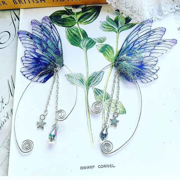 Image of Pretty faerie wing ear cuff