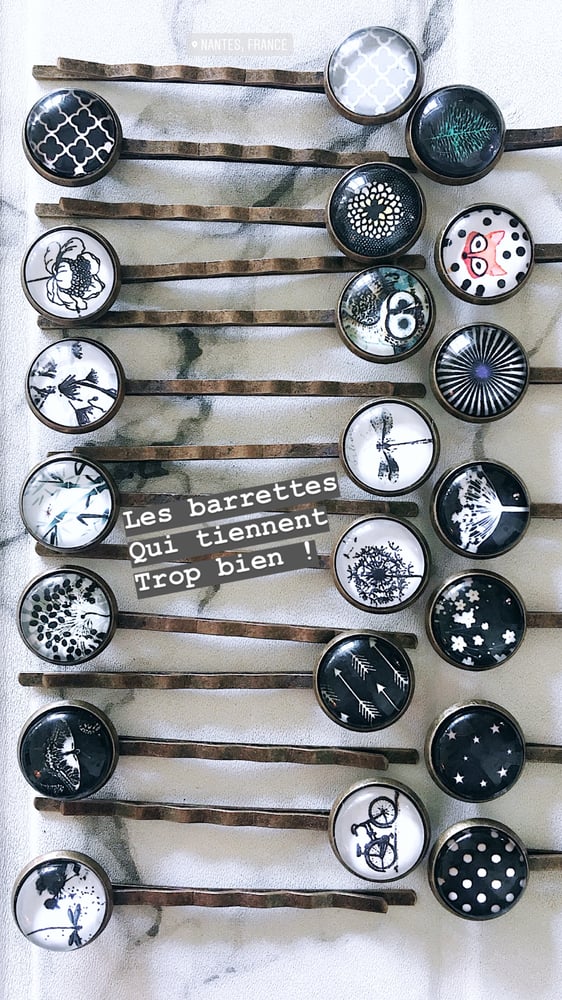 Image of Les petites barrettes N&B