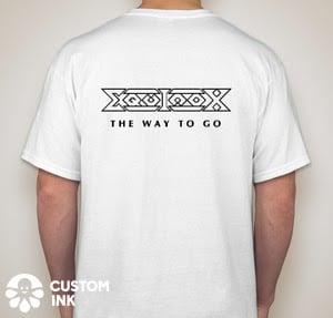 Image of THE WAY TO GO T-SHIRT WHITE