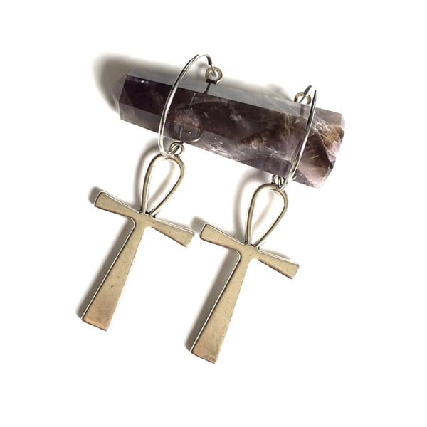 Image of Life & Death hoops - 4 designs