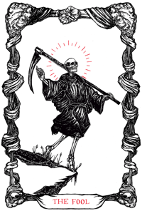 Image 2 of Tarot of the Fool, 13"x19" Fine Art Print