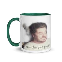 Image 3 of Pain Mug with Color Inside