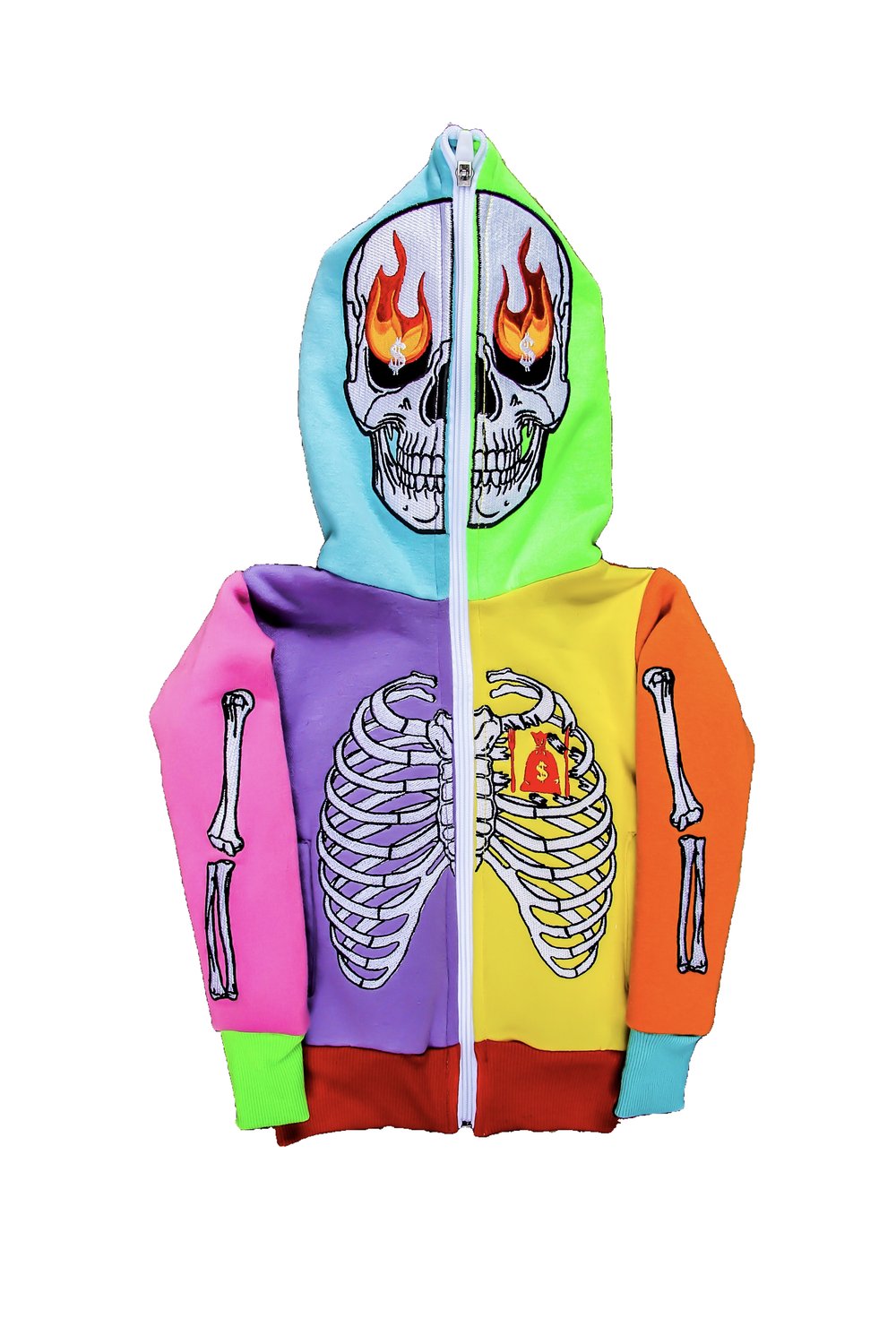 Image of Kids Rainbow SkeleZip 