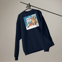 Image 3 of Unisex organic oversized sweatshirt with Fox