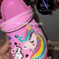 Image 4 of Unicorn Toddler/Little Kids Initial Crocs (1-5 yrs.)