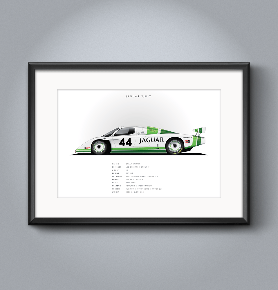 Image of Jaguar XJR-7 Print