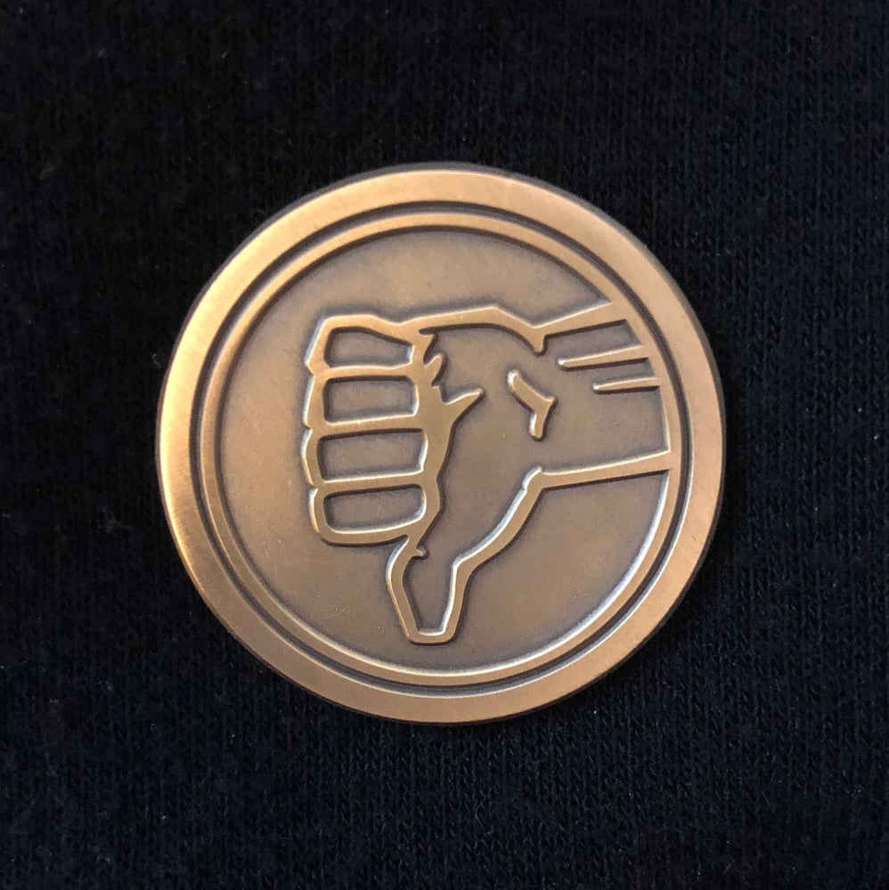 Image of The Bad Place Senior Staff Pin Badge - inspired by NBC's The Good Place