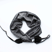 Image 4 of Camera Strap Soft Knit Fabric Top Photographer Gift 2019 - Black - Cross body