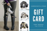 Perfect Photographer Gift | Camera Coats Gift Cards | Camera Bag