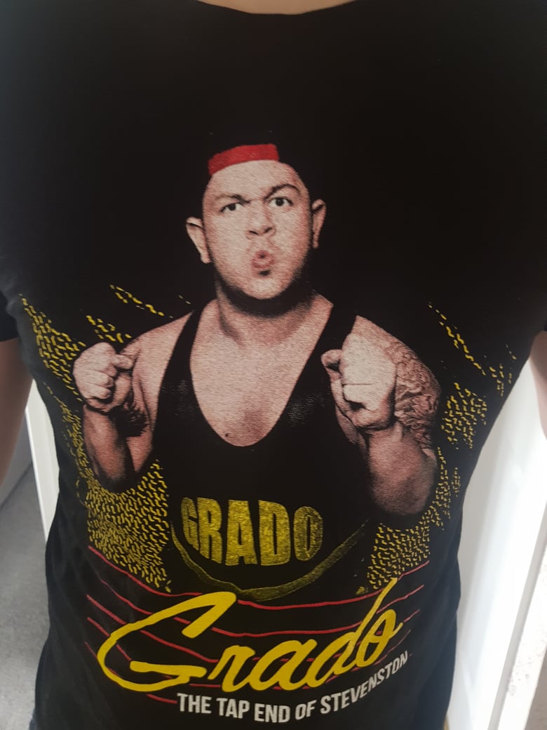 Image of Grado "Tap end of Stevenston" T-shirt (Kids & Adult sizes)