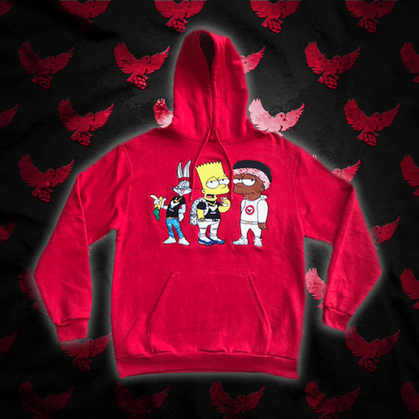 Image of Red Ct1 Hoodie