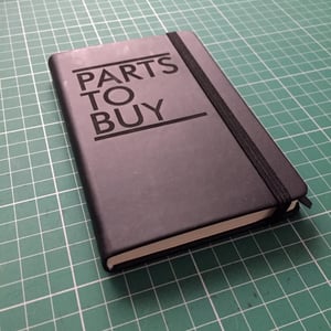 Image of Parts To Buy Notebook