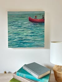 Image 2 of “We Were Together", 14x14" original painting