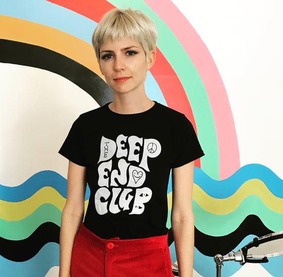 Image of The Deep End Club Tshirt (black)