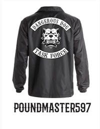Dangerous Dog Task Force Black windbreaker