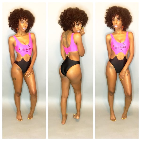 Image of AfroBarbie swimsuit