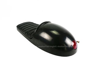 Image of Cafe Racer Hump Seat with Rear Light Embedded