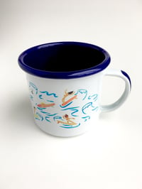 Image 3 of Cheeky Wahine Enamel Mug