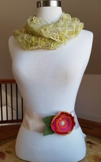 Image 4 of Warm Sunset Floral Brooch