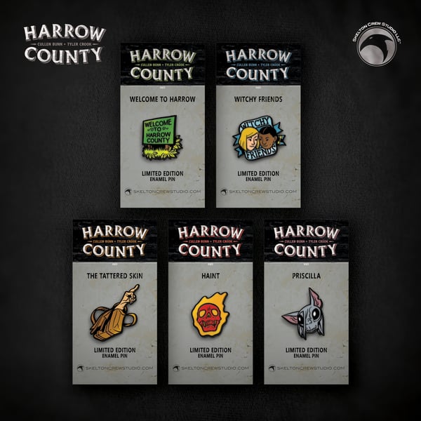 Image of Harrow County: Haint, Priscilla, Witchy Friends, Welcome Sign & Tattered Skin set!