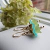 Water Lily Earrings (Gold)