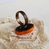 Image 3 of Peace Love + Flowers – Orange Ruby