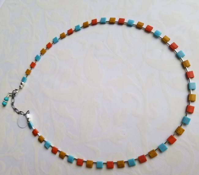 Santa Fe Tile Necklace
