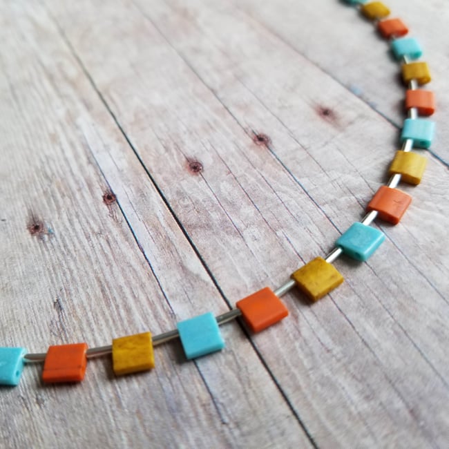 Santa Fe Tile Necklace