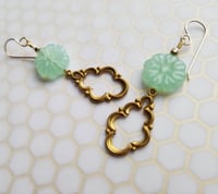 Image 5 of Frilly Seafoam Danglers
