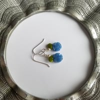 Image 4 of Blue Forget Me Not Earrings