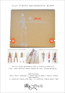 Image of Illy Strate Quicksketch Diary - SECONDS CLEARANCE SALE