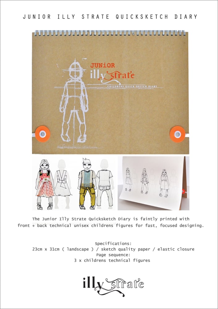 Image of Junior IllyStrate QuickSketch Diary - SECONDS CLEARANCE SALE