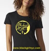 Logo Tee Black Girl NYC (BLACK)