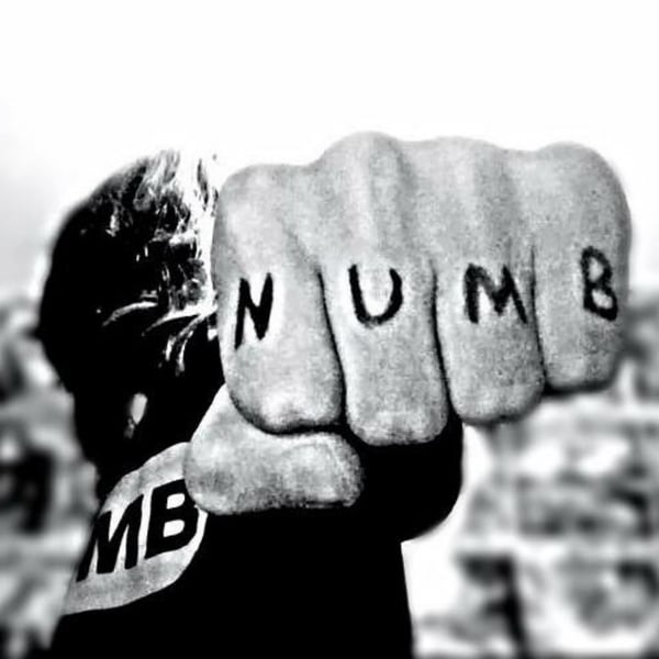 Image of NUMB self titled Debut Album CD.  Release 1st September 2017