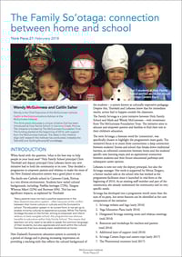 Think Piece 27 – The Family So'otaga: Connection between home and school