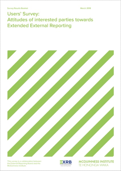 Image of User Survey: Attitudes of interested parties towards Extended External Reporting