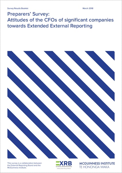Image of Preparers' Survey: Attitudes of the CFOs of significant companies towards Extended External Reportin