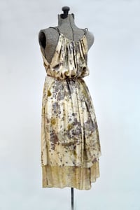 Image 2 of double layer reversable silk dress