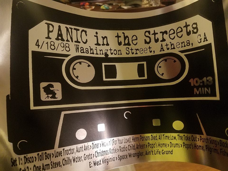 Image of Panic in the Streets 20 Year Anniversary Scren Print