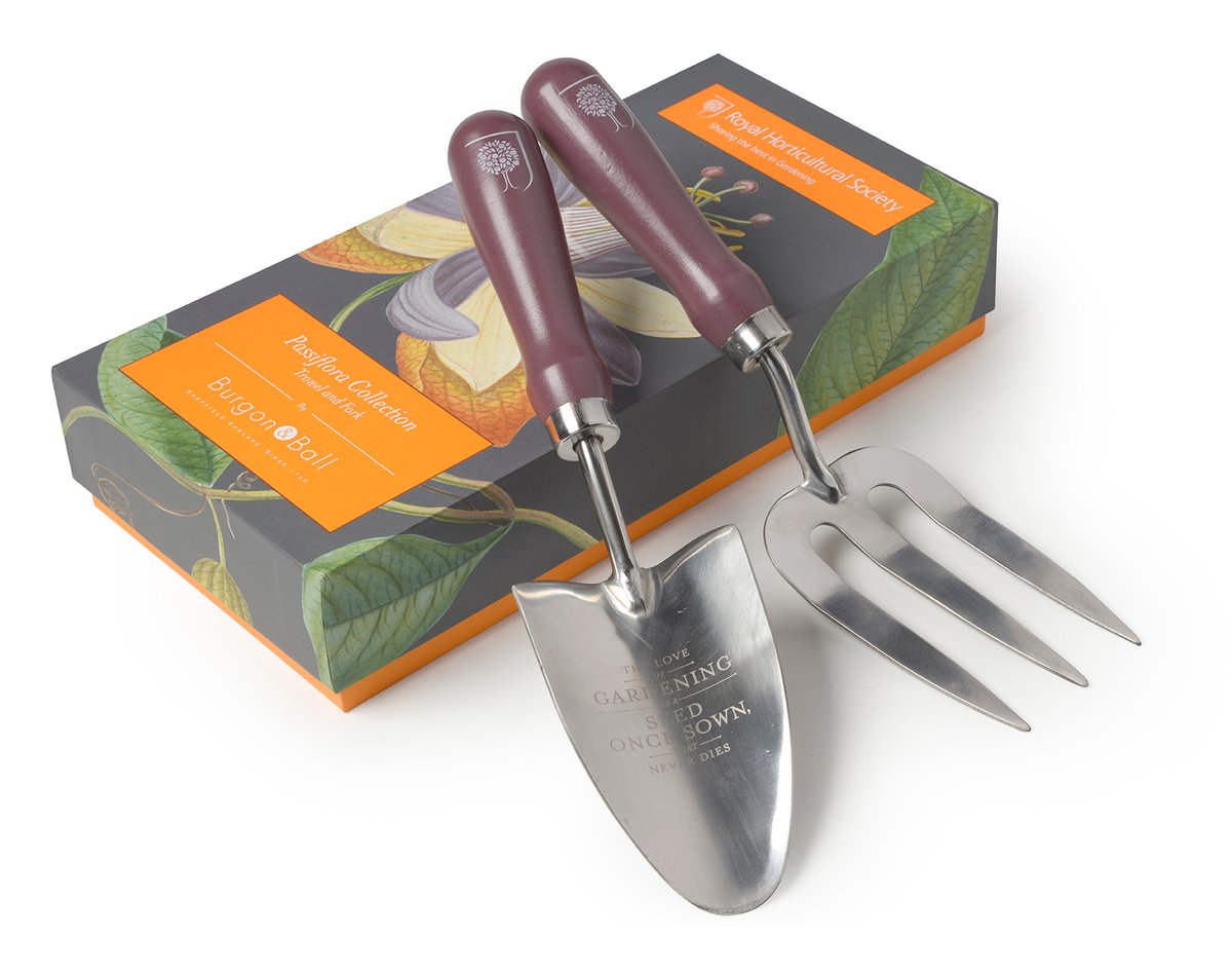 Image of Burgon & Ball Passiflora Garden Tool Set