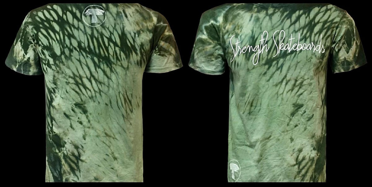 Image of Green Strength tree of life tees