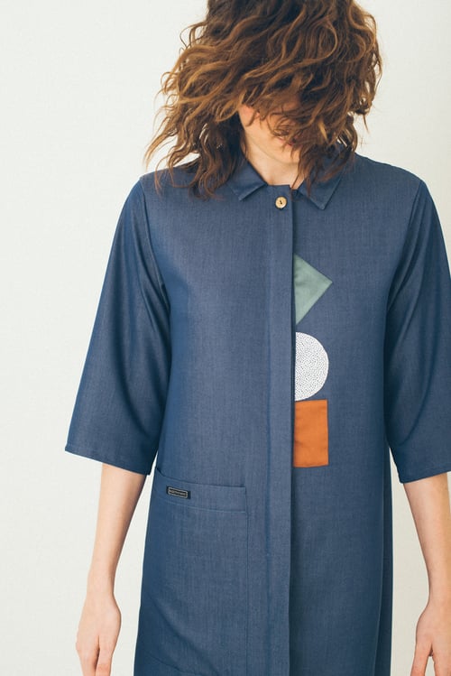 Image of Blusenkleid Geo